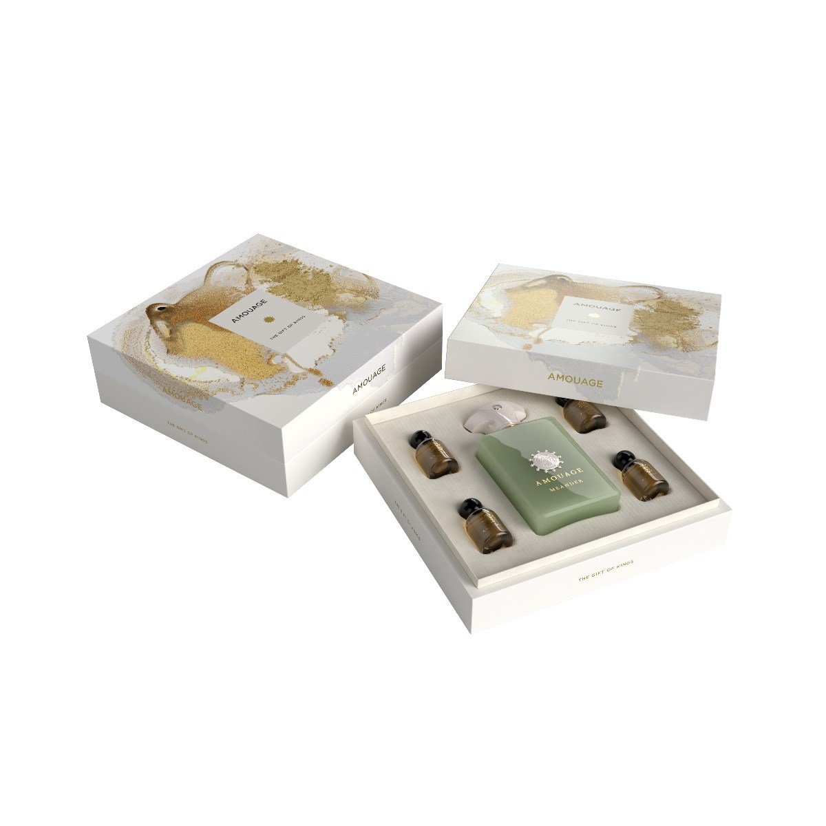 Amouage Meander Eau De Parfum spray 5 Piece Coffret Pour Homme