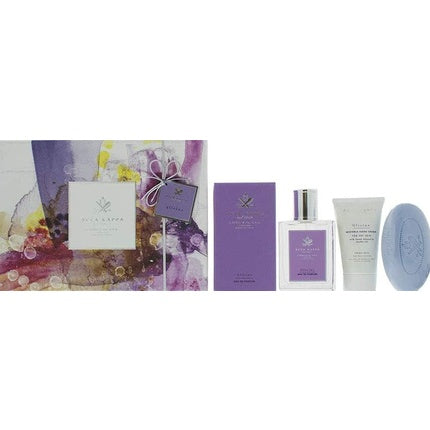Acca Kappa Wisteria Glicine - Eau de Parfum Gift Set: 100ml Perfume, 150g Soap, 75ml Hand Cream