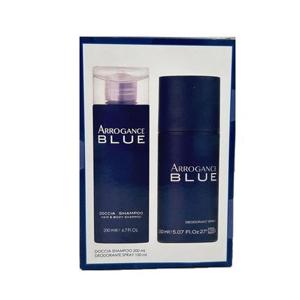 Arrogance Blue Gift Set - Shower Shampoo and Deodorant 200ml pour homme