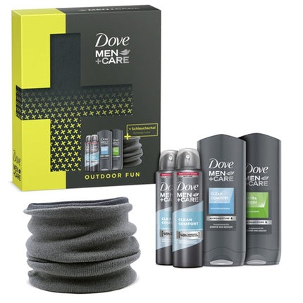 Dove Men+Care Clean Comfort Gift Box Care Set with Shower Gel and Deodorant