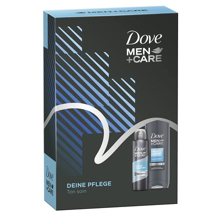 Dove Men+Care Clean Comfort Care Set with Shower Gel and Deodorant Spray 250ml + 150ml