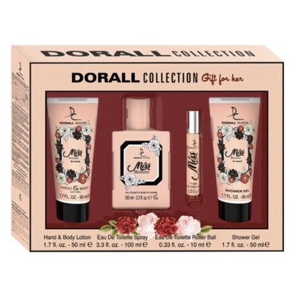 Dorall Collection Miss Blossom Women's Perfume Gift Set - 4 Pieces
