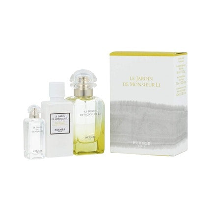 Hermès Le Jardin De Monsieur Li - Eau De Toilette Spray 50ml + Body Lotion 40ml + - Eau De Toilette Spray 7.5ml Set