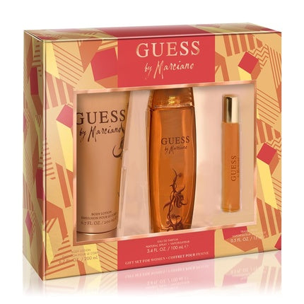 GUESS Marciano Women Eau de Parfum 3 Piece Gift Set - Perfume Spray 3.4 Fl. Oz., Travel Spray 0.5 Fl. Oz., & Body Lotion 6.7 Fl. Oz.